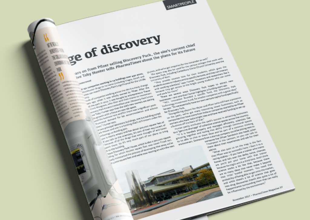 Discovery Park in a magazine