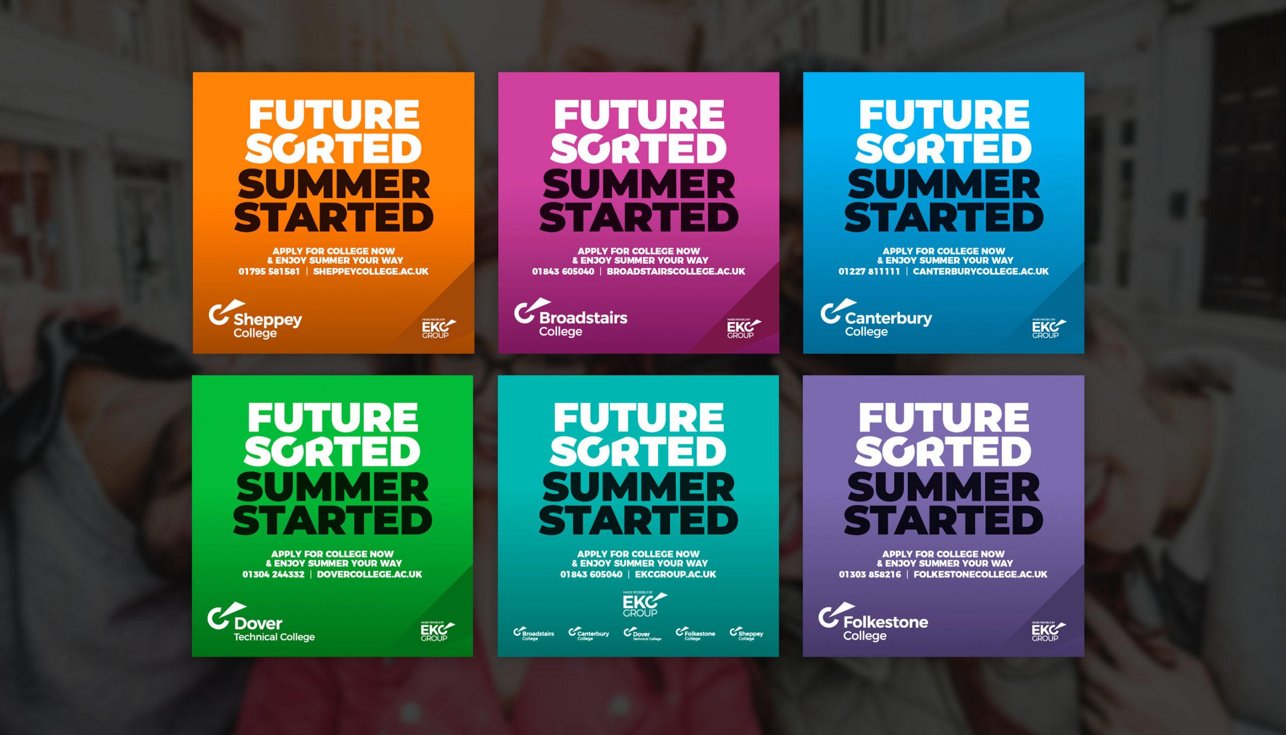 EKC Group Student Recruitment Campaign Future Sorted Summer Started